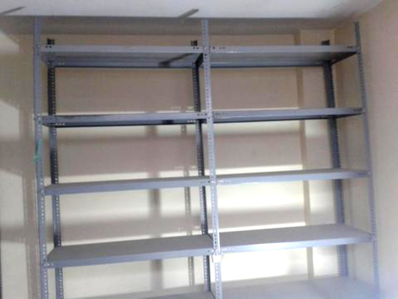 estante de angulos ranurados anaquel con separadores dos cuerpos